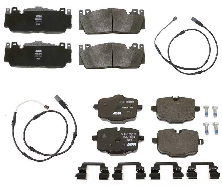 BMW Disc Brakes Kit - Pads Front and Rear